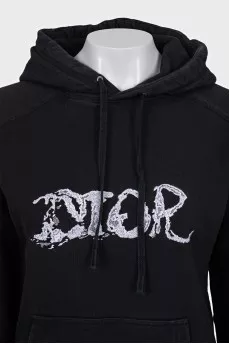 Чорне худі by Christian Dior x Peter Doig