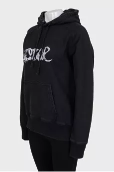Чорне худі by Christian Dior x Peter Doig