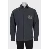 Men's oversized shirt with buttons