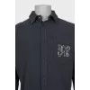 Men's oversized shirt with buttons