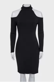 Off-the-shoulder, fitted dress