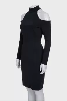 Off-the-shoulder, fitted dress