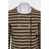 Gold striped cardigan