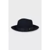 Black hat with logo