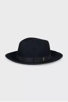 Black hat with logo