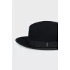 Black hat with logo