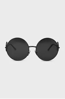 Round sunglasses with logo