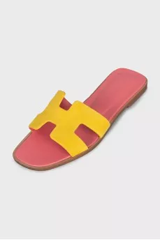 Oran two-tone flip-flops
