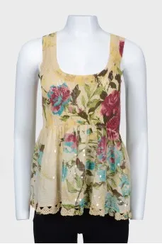 Combined tank top