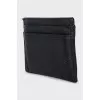 Leather cardholder with brand logo