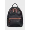 Backpack with accent handles