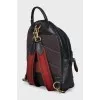 Backpack with accent handles
