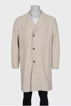 Men's beige coat