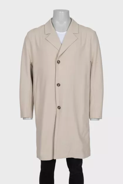 Men's beige coat