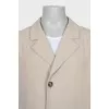 Men's beige coat