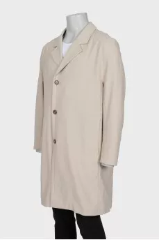 Men's beige coat