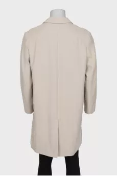 Men's beige coat