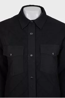 Straight jacket with patch pockets