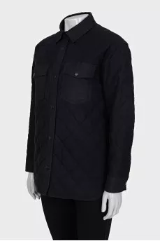 Straight jacket with patch pockets