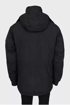 Men's down jacket with patch pockets
