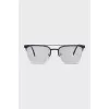 Men's glasses with narrow temples