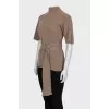 Кашеміровий гольф з коротким рукавом