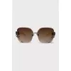 Sunglasses with leather temples