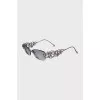 Oval frame with crystals