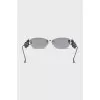 Oval frame with crystals