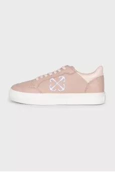 Vulcanized leather sneakers