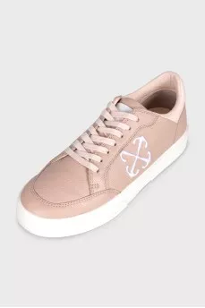 Vulcanized leather sneakers