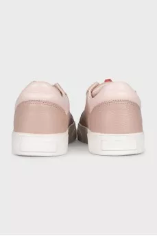Vulcanized leather sneakers