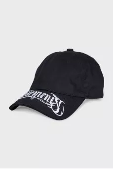 Men's cap with embroidered brand logo