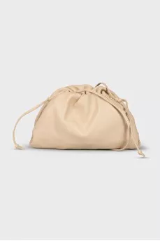 Бежева міні-сумка The Pouch