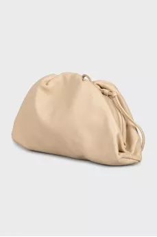 Бежева міні-сумка The Pouch