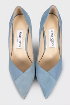 Blue combination pumps