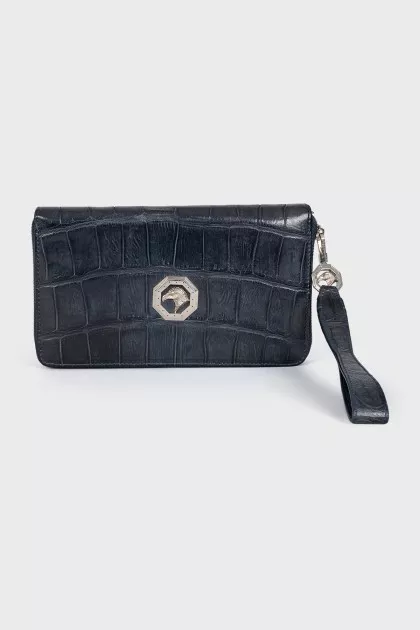 Men's crocodile leather wallet
