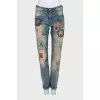Vivienne Westwood x Lee Straight-leg jeans with patches