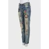 Vivienne Westwood x Lee Straight-leg jeans with patches