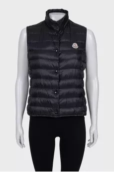 Blue vest with logo