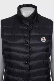 Blue vest with logo