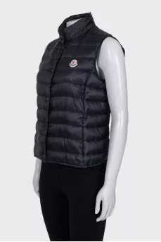 Blue vest with logo