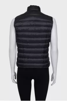 Blue vest with logo