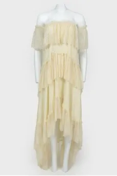 Off Shoulder Tiered Dress