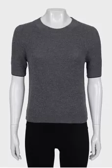 Slim-fit grey t-shirt