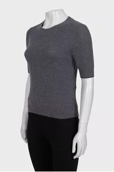 Slim-fit grey t-shirt