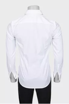 Men's white slim fit shirt