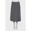 A-line midi skirt