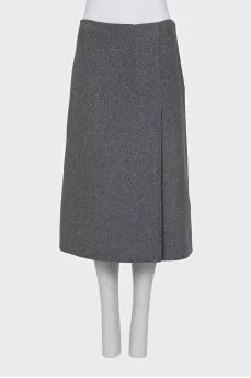 A-line midi skirt