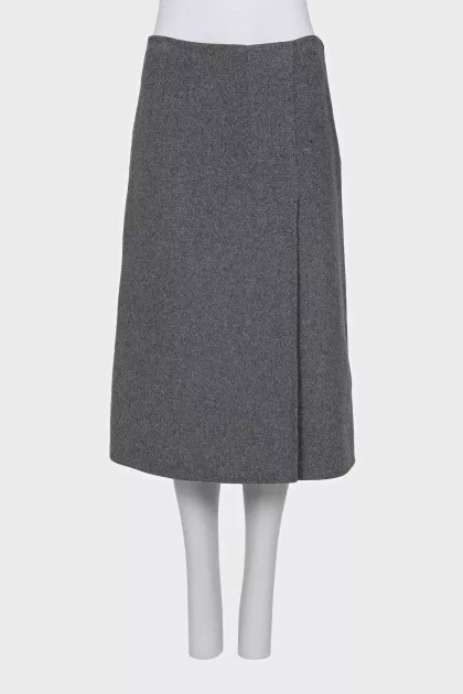 A-line midi skirt